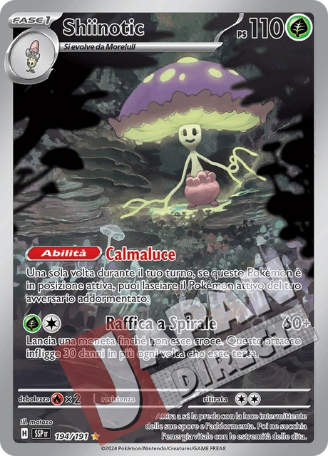 (SSP 194/191) Shiinotic  Illustrazione Rara