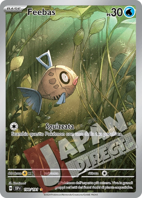 (SSP 198/191) Feebas  Illustrazione Rara