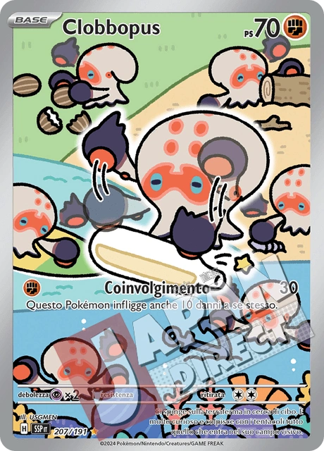 (SSP 207/191) Clobbopus  Illustrazione Rara