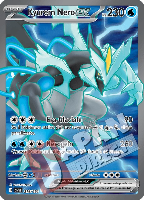 (SSP 218/191) Kyurem Nero-ex  Full Art