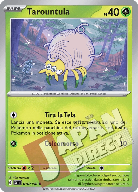 (SVI 016/198) Tarountula  Comune