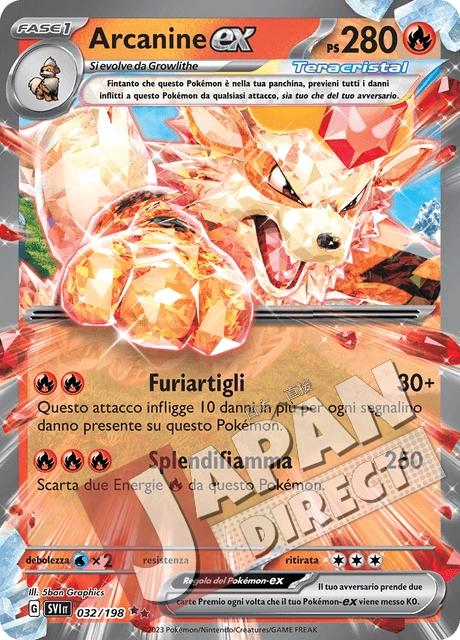 (SVI 032/198) Arcanine-ex Teracristal Double Rare