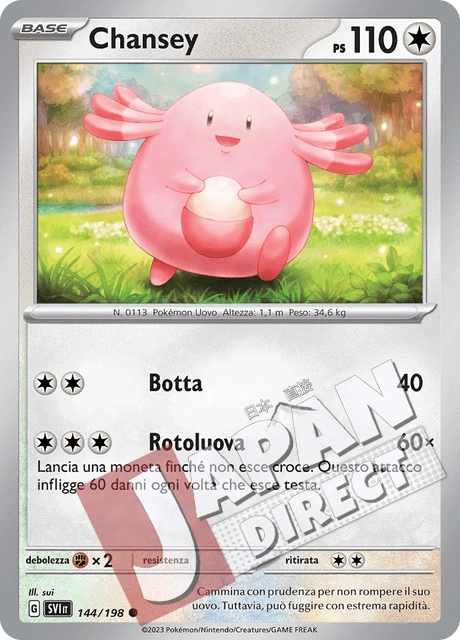 (SVI 144/198) Chansey  Comune