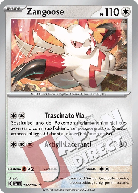 (SVI 147/198) Zangoose  Non Comune