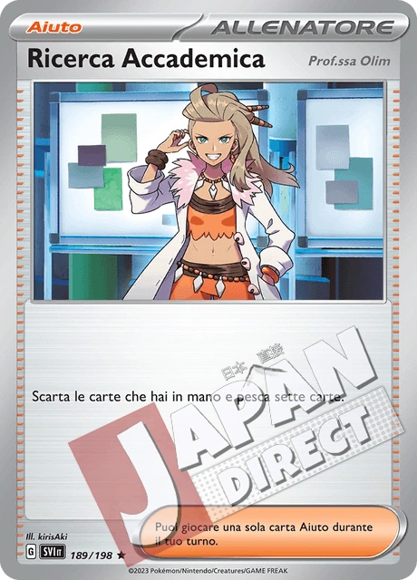 (SVI 189/198) Ricerca Accademica  Rara