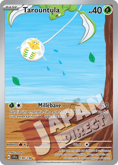 (SVI 199/198) Tarountula  Illustrazione Rara