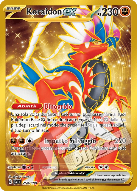 (SVI 254/198) Koraidon-ex  Rara Segreta