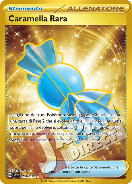 (SVI 256/198) Caramella Rara  Rara Segreta