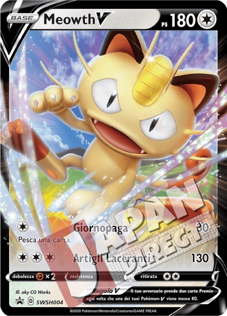 (SWSH 004) Promo Meowth V