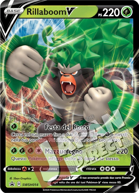 (SWSH 014) Promo Rillaboom V