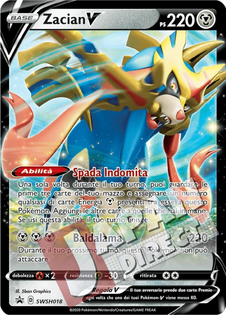 (SWSH 018) Promo Zacian V