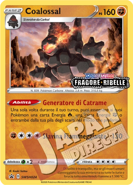 (SWSH 024) Promo Coalossal