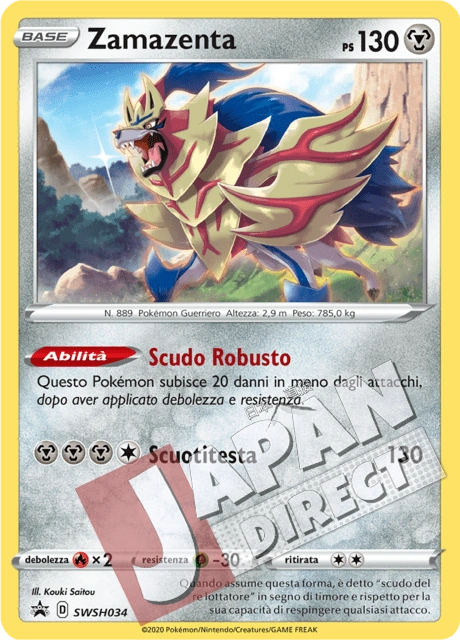 (SWSH 034) Promo Zamazenta