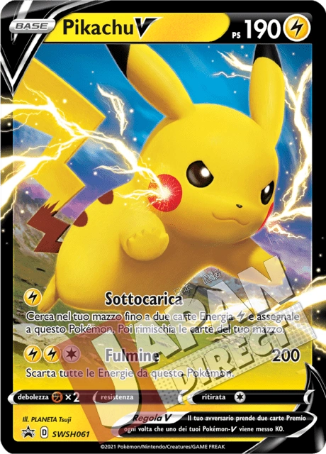 (SWSH 061) Promo Pikachu V
