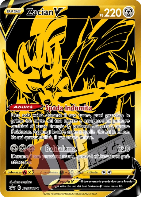 (SWSH 076) Promo Zacian V