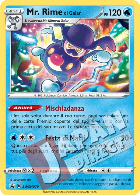 (SWSH 079) Promo Mr. Rime di Galar