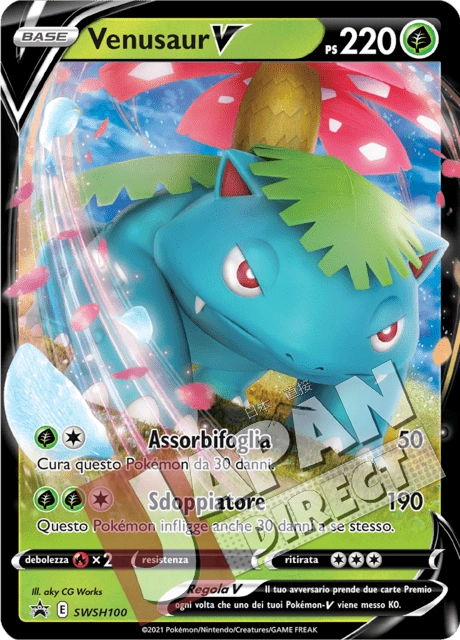 (SWSH 100) Promo Venusaur V