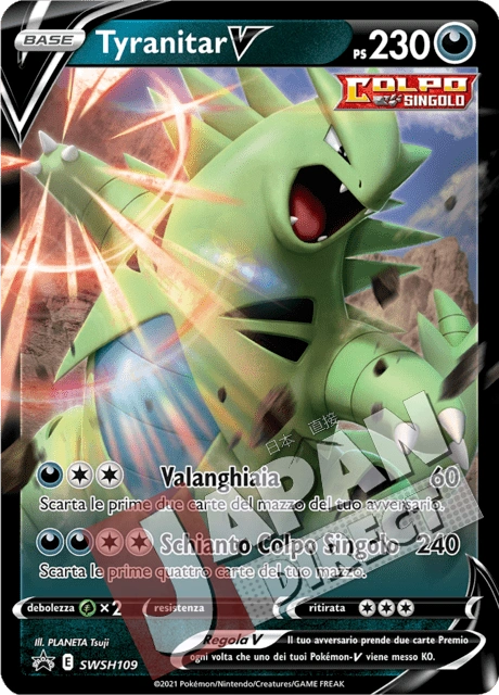 (SWSH 109) Promo Tyranitar V