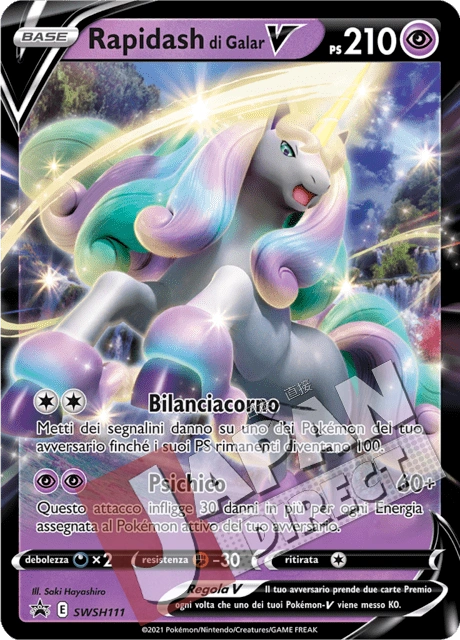 (SWSH 111) Promo Rapidash di Galar V