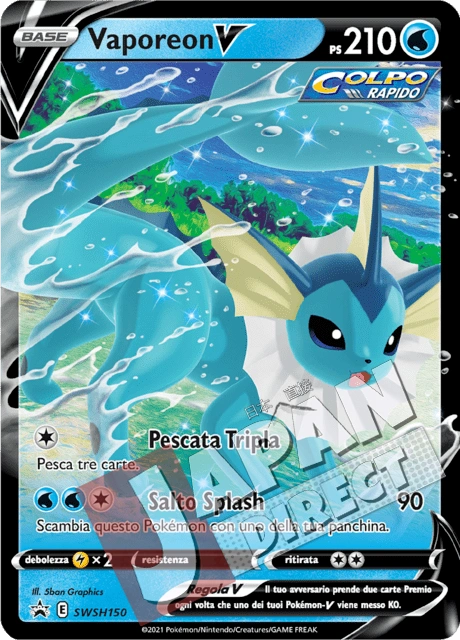 (SWSH 150) Promo Vaporeon V