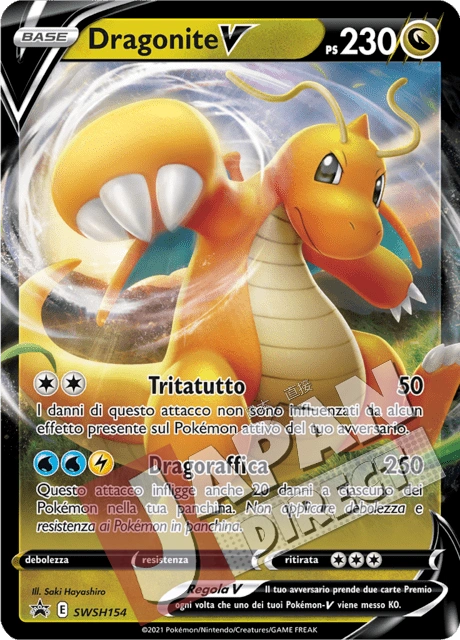 (SWSH 154) Promo Dragonite V