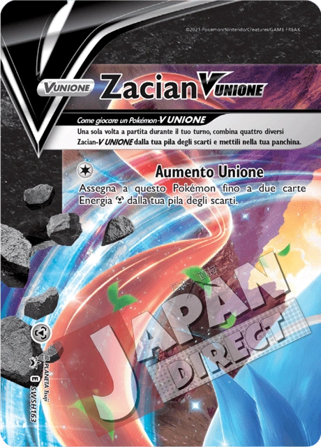 (SWSH 163) Promo Zacian V UNIONE