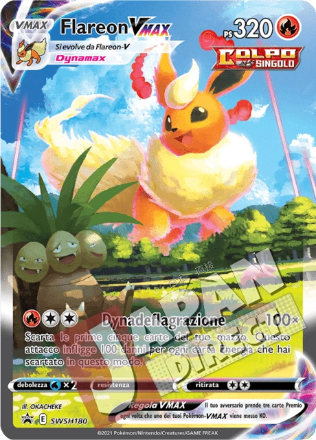 (SWSH 180) Promo Flareon VMAX