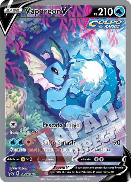 (SWSH 181) Promo Vaporeon V