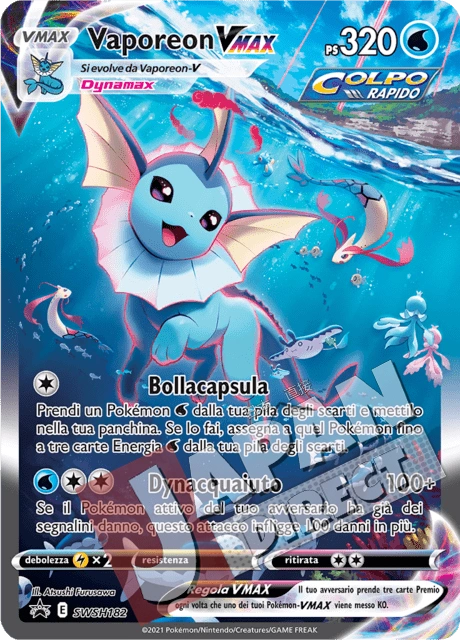 (SWSH 182) Promo Vaporeon VMAX