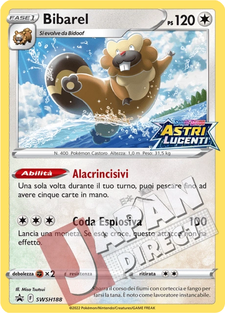 (SWSH 188) Promo Bibarel