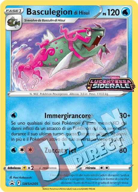 (SWSH 205) Promo Basculegion di Hisui