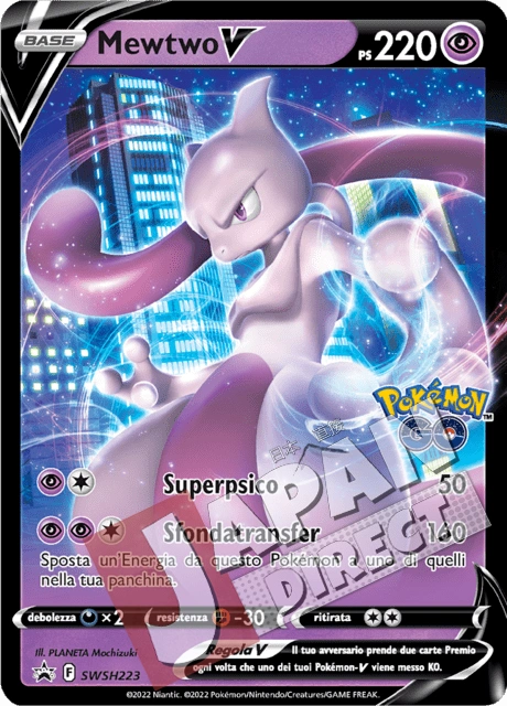 (SWSH 223) Promo Mewtwo V