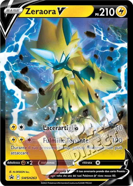 (SWSH 263) Promo Zeraora V