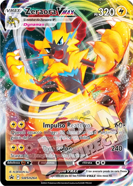 (SWSH 264) Promo Zeraora VMAX