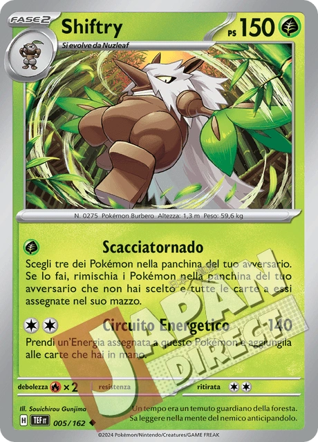 (TEF 005/162) Shiftry  Non Comune