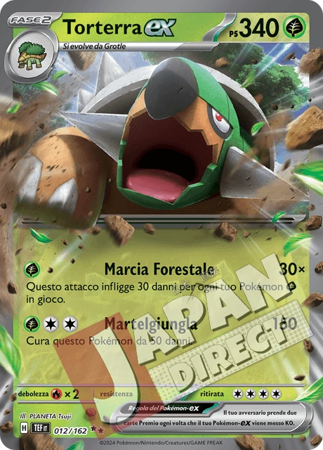 (TEF 012/162) Torterra-ex  Double Rare