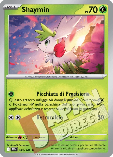 (TEF 013/162) Shaymin  Non Comune