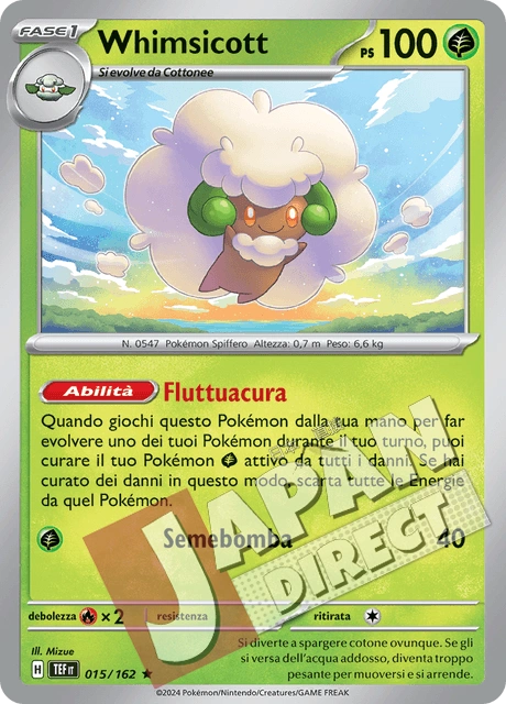 (TEF 015/162) Whimsicott  Rara