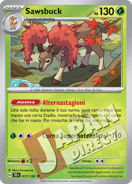 (TEF 017/162) Sawsbuck  Non Comune