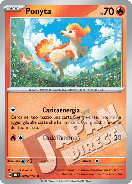 (TEF 026/162) Ponyta  Comune