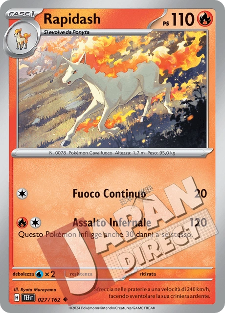 (TEF 027/162) Rapidash  Non Comune