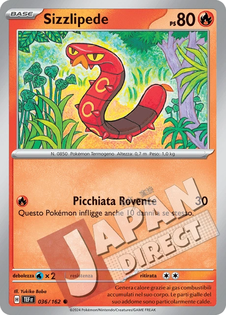 (TEF 036/162) Sizzlipede  Comune