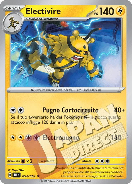 (TEF 054/162) Electivire  Non Comune