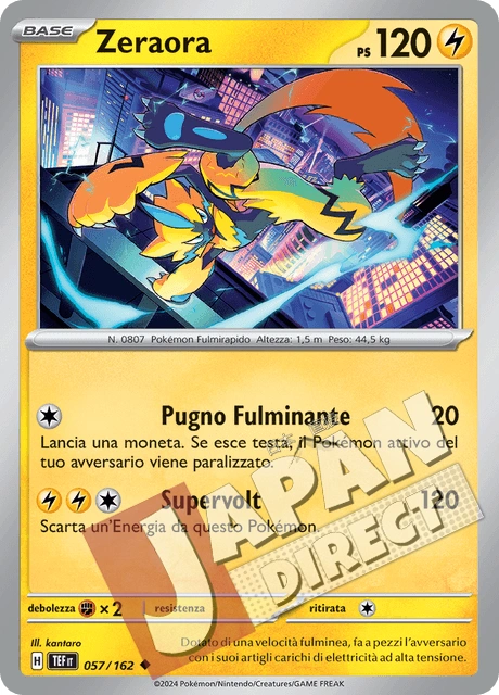 (TEF 057/162) Zeraora  Non Comune