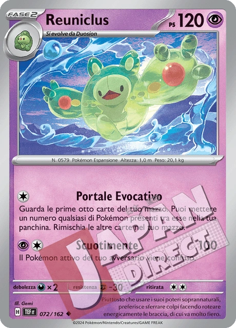 (TEF 072/162) Reuniclus  Non Comune