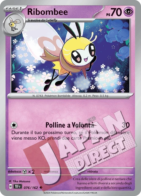 (TEF 076/162) Ribombee  Non Comune