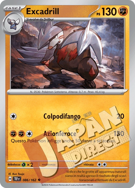 (TEF 086/162) Excadrill  Non Comune