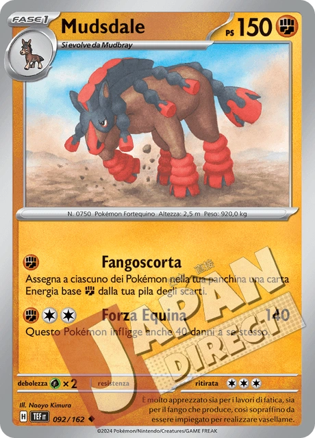 (TEF 092/162) Mudsdale  Non Comune
