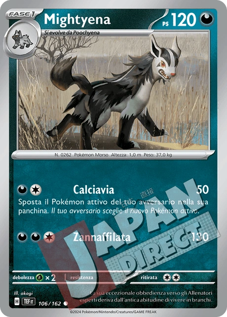 (TEF 106/162) Mightyena  Comune