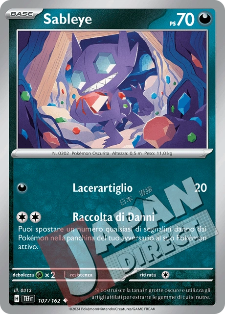 (TEF 107/162) Sableye  Non Comune